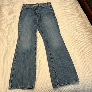 Eddie Bauer jeans. Sits below waist. Size 10